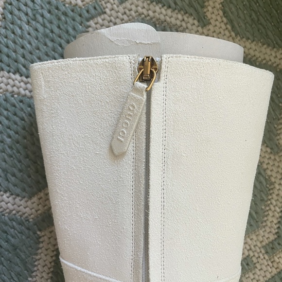 Brand new with box Gucci Women's Black Mid-heel Boot/ Booties With Crystal Bow. - Picture 8 of 10